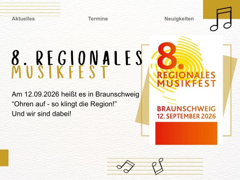 Mehr über den Artikel erfahren Regionales Musikfest | 12.09.2026