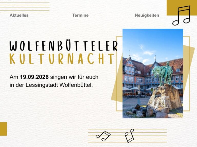 Mehr über den Artikel erfahren Wolfenbütteler Kulturnacht | 19.09.2026