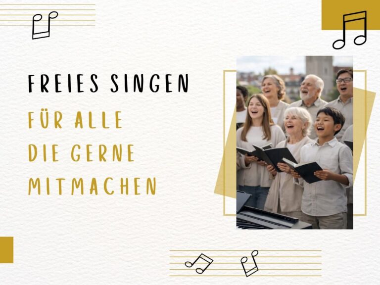 Mehr über den Artikel erfahren Freies Singen für alle, die gerne mitmachen | 23. Juli 2026